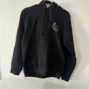 DARK SEAS Submarine Mens Hoodie black yellow skull size small